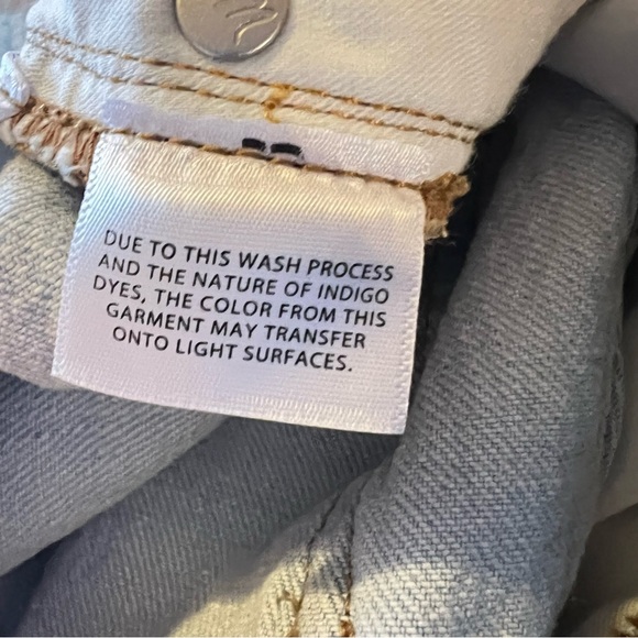 Madewell Perfect Vintage Jeans 29 Mid Rise Straight Light Wash - Picture 9 of 10